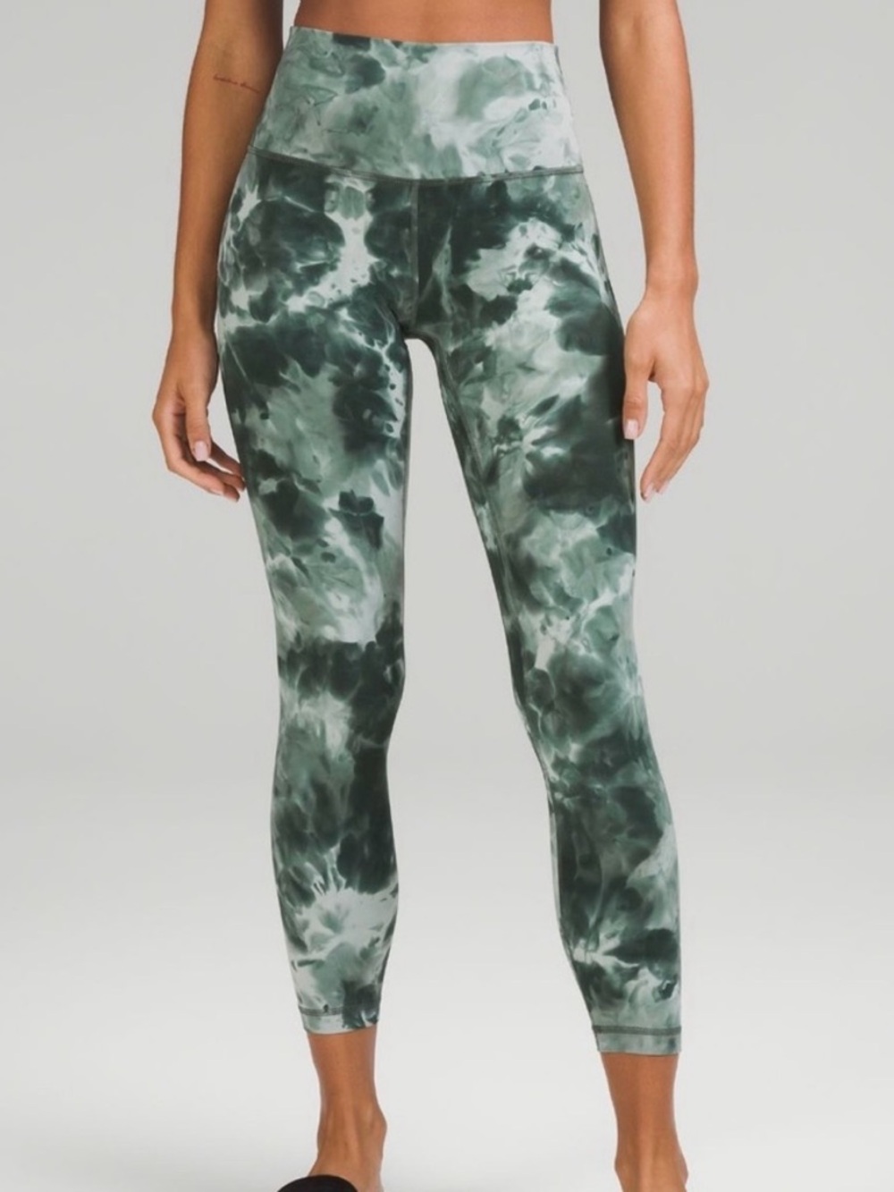 Lululemon teal diamond dye 25” Align leggings